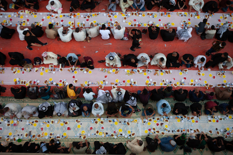 Iftar at the shrine